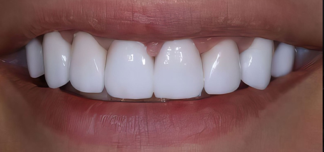 A smile restored by Dr. Goldstein